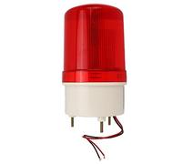 Balise Lumineuse à LED D'énergie, Lampe D'avertissement Stroboscopique D'avertissement Magnétique Clignotante d'urgence Rouge avec Rotation pour Avertissement d'urgence Rouge(220v)