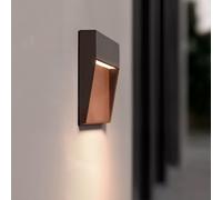 Balise Murale Extérieure LED 3W CCT Sélectionnable Aluminium Saillie Carrée Jad