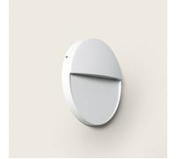 Balise Murale Extérieure LED 3W Saillie Rond Jade 4000K Blanc Blanc neutre