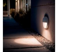 Balise Murale Extérieure LED 3W Saillie Rond Jade