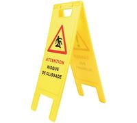 Balise pliante danger sol glissant/risque de glissade - Singer BALPL1