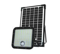 Balise Solaire - Borne Solaire - Proiettore LED a carica solare 4800 lumen, con rilevatore di presenza. Pannello solare deportato