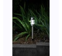 Balise solaire en inox verre