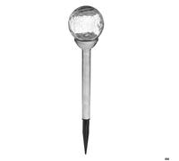 Balise solaire ""Siva"" argent H36cm - Atmosphera createur d'interieur