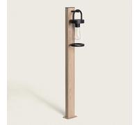 Balise Sur Pied Extérieure 100cm Aluminium Benny Brun Clair