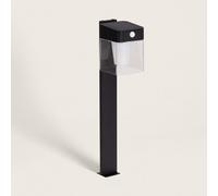 Balise sur Pied Extérieure Solaire LED 1,5W 46cm Aluminium avec Détecteur de Mo