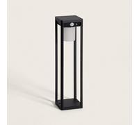Balise sur Pied Extérieure Solaire LED 2,5W 40cm Aluminium avec Détecteur de Mo