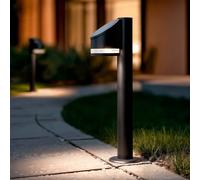 Balise sur Pied Extérieure Solaire LED 50cm Aluminium Eddan
