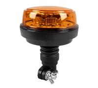 Balise Tracteur Ama : Balise 8 LED, 12-24 V, 12 W, Flash 4 fonctions, Base Flexible