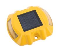 Balises solaires de signalisation d'allée, LED rouge, étanches IP68, supports en aluminium