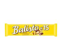 BALISTO - Délice Chocolaté Crème Lait et Miel, Croquant Amandes pour une Pause Gourmande (15x18,5g) - Le Lot De 3