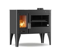 BALKAN ENERGY Poêle à bois avec four et plaque de cuisson ATS Plus 500, 11,2 kW