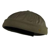 Balke Lakota 38150485 Bonnet docker pour homme délavé coutures robustes - Bonnet d'été taille unique oliv