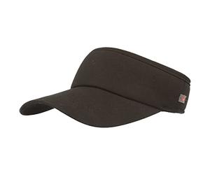 Balke Visière pare-soleil, avec fermeture velcro, pour homme et femme, Noir , taille unique