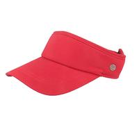 Balke Visière pare-soleil, avec fermeture velcro, pour homme et femme, Rouge (2), taille unique