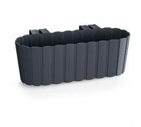 Prosperplast Pot Clôture Fleur 380×210×130 mm avec support / crochet