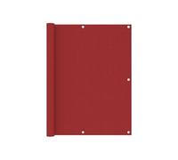 vidaXL Balkonscherm 120x300 cm oxford stof rood135040 Rouge G
