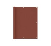 vidaXL Écran de balcon Terre cuite 120x300 cm, Tissu Oxford, Imperméable, Protection UV