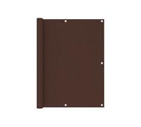 Balkonscherm 120x400 cm oxford stof bruin135077