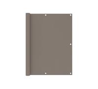 vidaXL Balkonscherm 120x400 cm oxford stof taupe134993 Taupe G