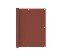 Balkonscherm 120x400 cm oxford stof terracotta134981