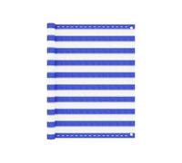 Balkonscherm 120x500 cm HDPE blauw en wit310894