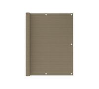 Balkonscherm 120x500 cm HDPE taupe310966