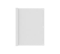 Balkonscherm 120x600 cm HDPE wit310871