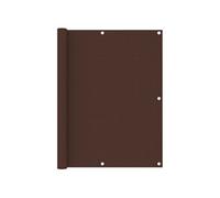 Vidaxl Écran De Balcon Marron 120x600 Cm Tissu Oxford Marron