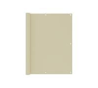 Balkonscherm 120x600 cm oxford stof crÃme134959