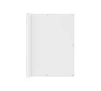 vidaXL Balkonscherm 120x600 cm oxford stof wit134899 Blanc G