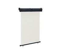 vidaXL Auvent latéral de balcon 125x250 cm Crème