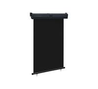 Balkonscherm 125x250 cm zwart48418