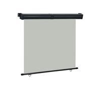 vidaXL Auvent latéral de balcon Pare-soleil et pare-brise résistant aux UV et à l'eau 165x250 cm Gris