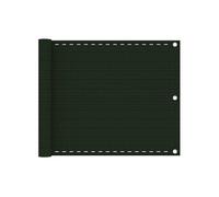 vidaXL Balkonscherm 75x300 cm HDPE donkergroen310968 Vert G