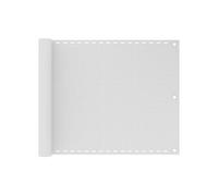 vidaXL Balkonscherm 75x300 cm HDPE wit310860 Blanc G