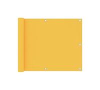 Vidaxl Écran De Balcon Jaune 75x300 Cm Tissu Oxford Jaune