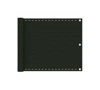 Balkonscherm 75x500 cm HDPE donkergroen310970