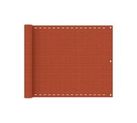 Balkonscherm 75x500 cm HDPE oranje311018