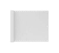 vidaXL Balkonscherm 75x500 cm HDPE wit310862 Blanc G