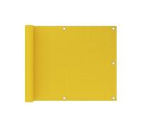 Balkonscherm 75x600 cm HDPE geel310995