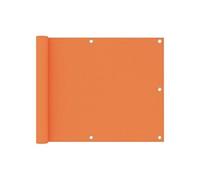 Vidaxl Écran De Balcon Orange 75x600 Cm Tissu Oxford Orange