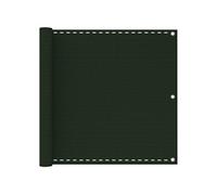 Ecran de Balcon Brise-vue Brise-vent Store de Jardin Ecran de Protection Ecran d'Intimité Extérieur Vert Foncé 90x300 cm PEHD