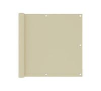 Balkonscherm 90x300 cm oxford stof crÃme134952