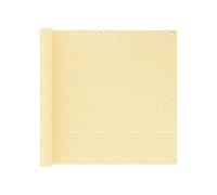 vidaXL Balkonscherm 90x500 cm HDPE beige310914 Beige G