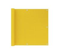 Vidaxl Écran De Balcon Jaune 90x500 Cm Pehd Jaune