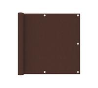 Vidaxl Écran De Balcon Marron 90x500 Cm Tissu Oxford Marron