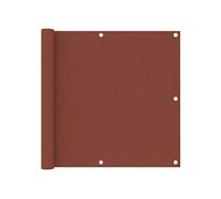 Balkonscherm 90x500 cm oxford stof terracotta134978