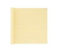 vidaXL Balkonscherm 90x600 cm HDPE beige310915 Beige G