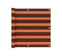Balkonscherm 90x600 cm oxford stof oranje en bruin134931